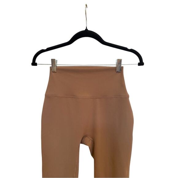SET Active Luxform 7/8 Leggings High Waisted in Cookie Brown Tan Size Small - Picture 4 of 6
